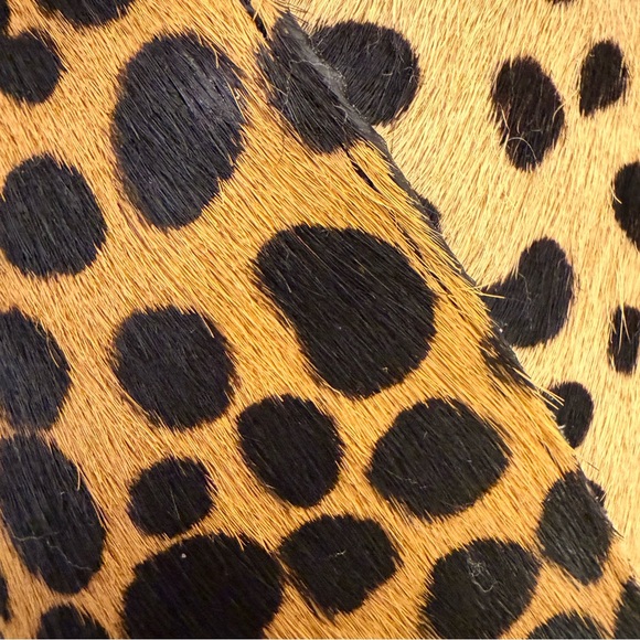 Birdies The Swan Mini Cheetah Calf Hair Pointed Toe Mules Size 9.5 NIB - Picture 10 of 13